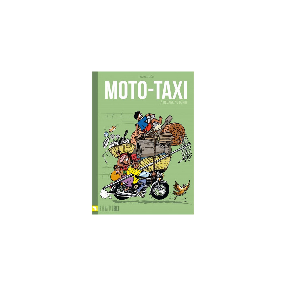 Moto-taxi à bécane au Bénin