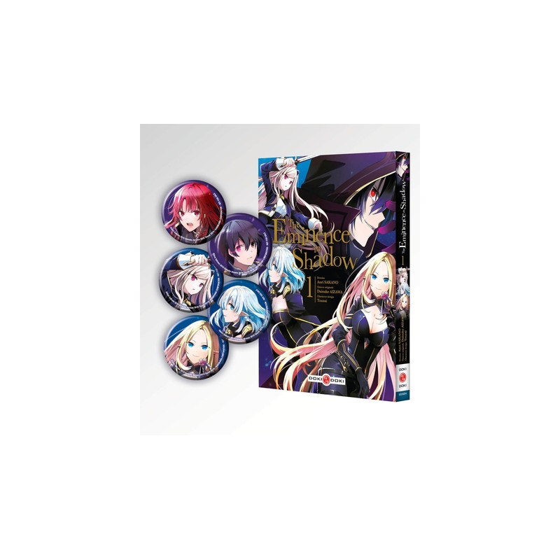 The Eminence in Shadow - vol. 01 - édition limitée badges collector