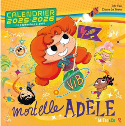 Calendrier mural Mortelle...