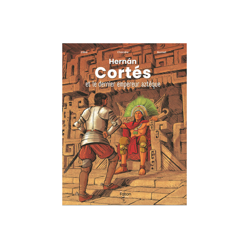 Hernán Cortés et le dernier empereur aztèque