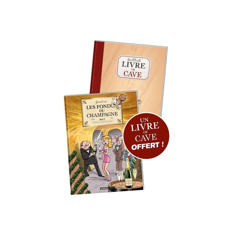 Les Fondus du vin : Champagne + Livre de cave offert