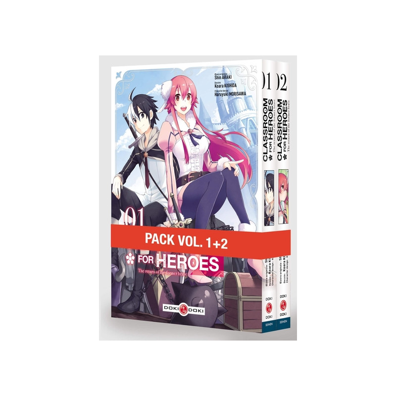 Classroom for heroes - Pack promo vol. 01 et 02 - édition limitée