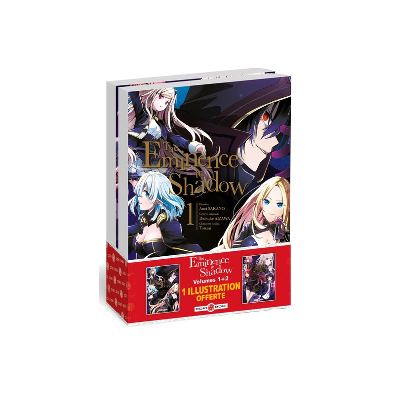 The Eminence in Shadow - pack vol. 1 & 2 + Exlibris