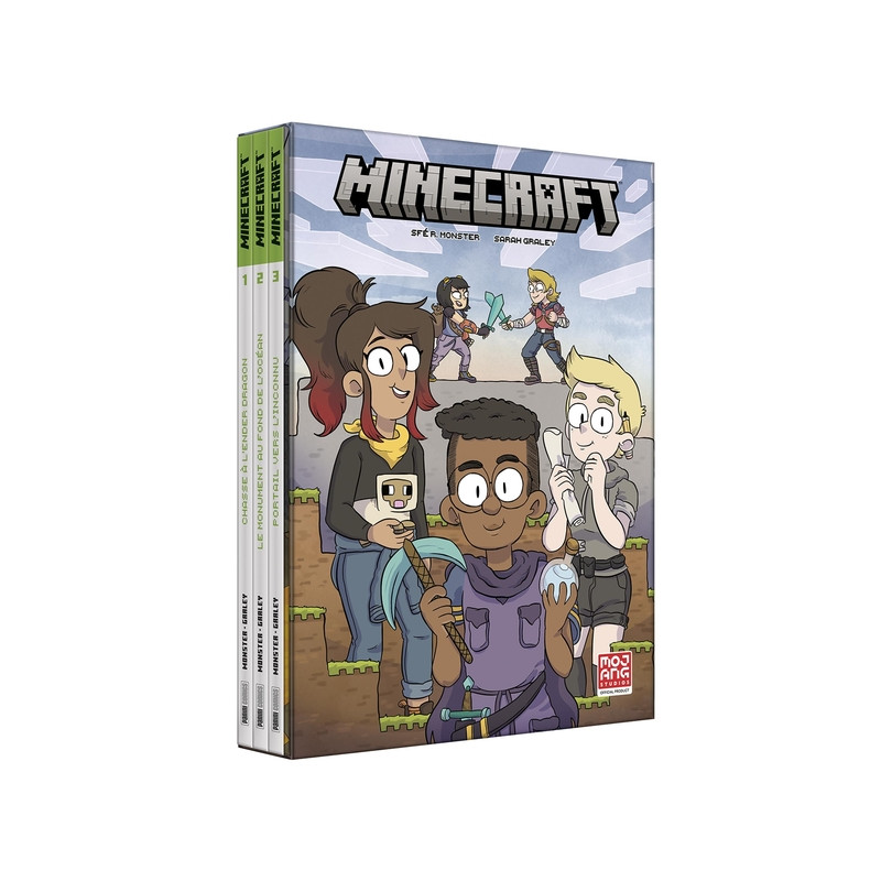 Minecraft La BD Officielle : Chasse à l'Ender Dragon - Coffret intégrale