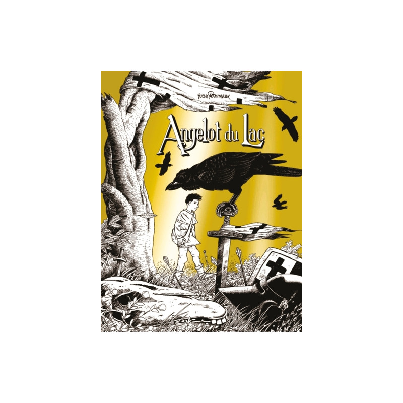 Angelot du lac - noir et blanc