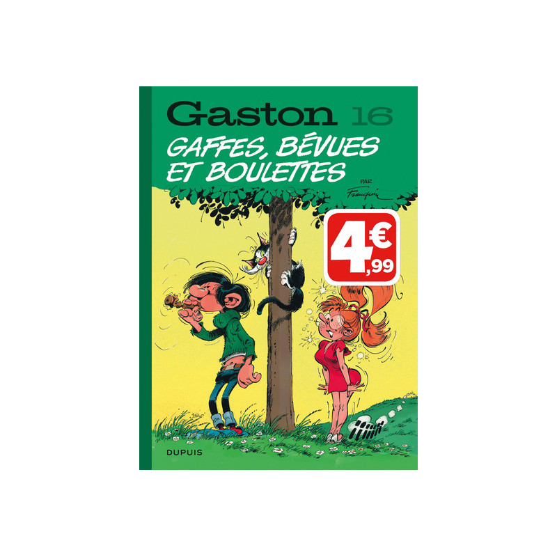 Gaston (Edition 2018) - Tome 16 - Gaffes, bévues et boulettes (Indispensables)