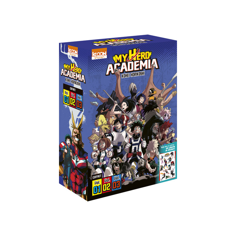 Coffret My Hero Academia vol. 1 à 3