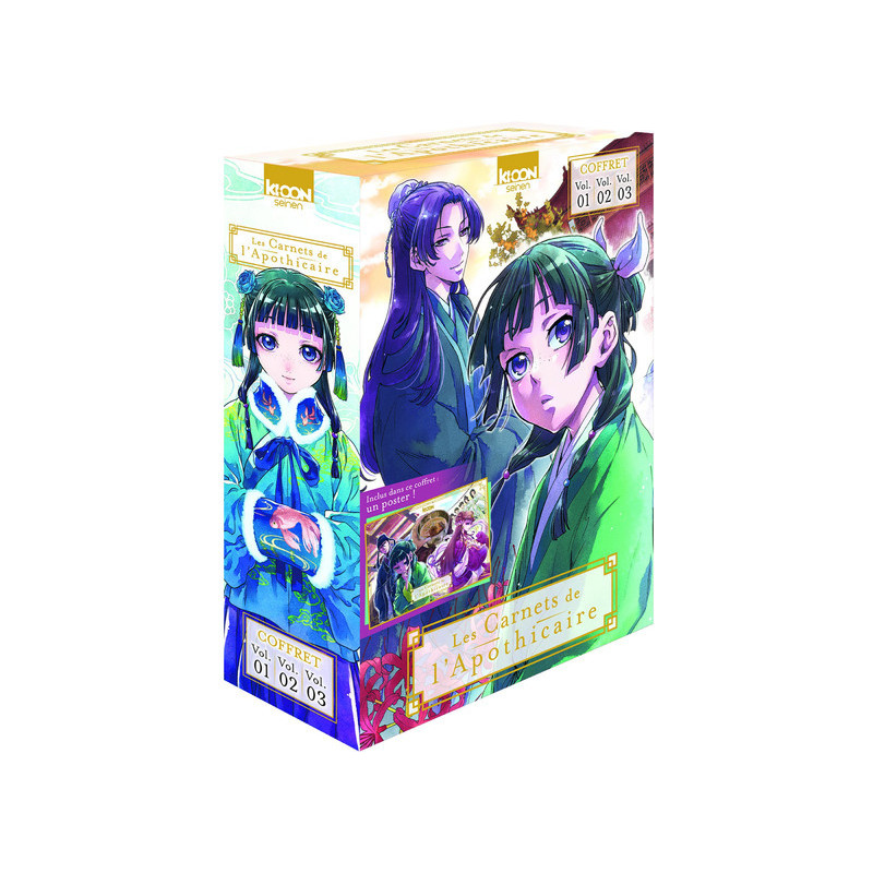 Coffret Les Carnets de l'apothicaire vol. 1 à 3