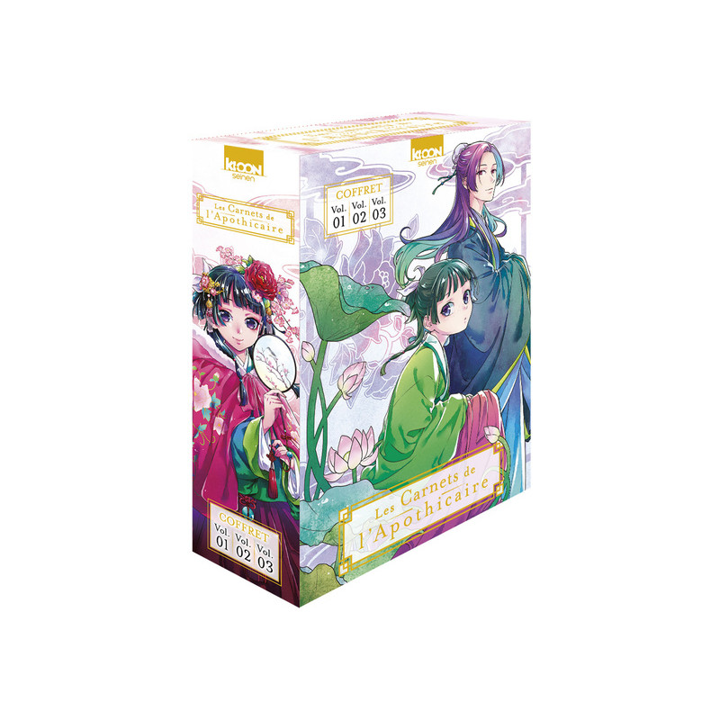 Coffret Les Carnets de l'apothicaire - volumes 1 à3
