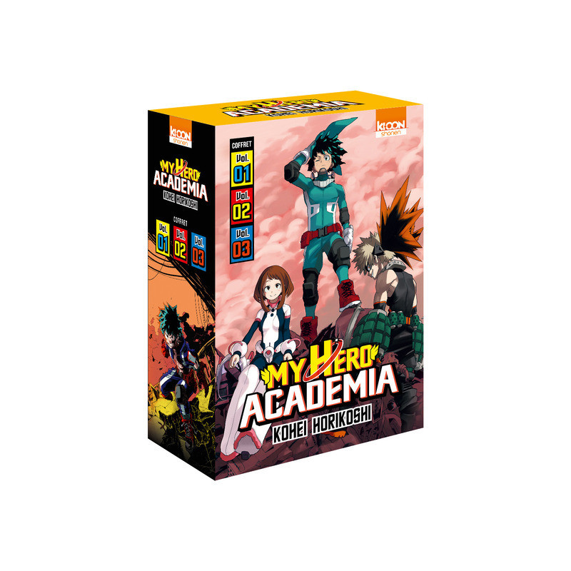 Coffret My Hero Academia - Tomes 1 à 3