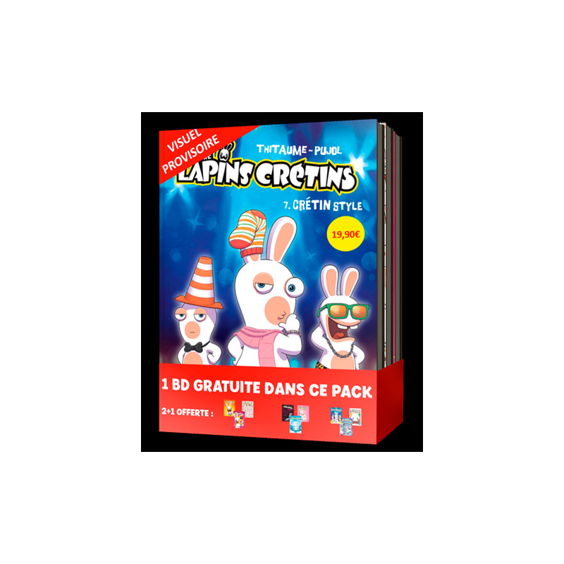 The Lapins Crétins - Pack 2+1 T07 à T09