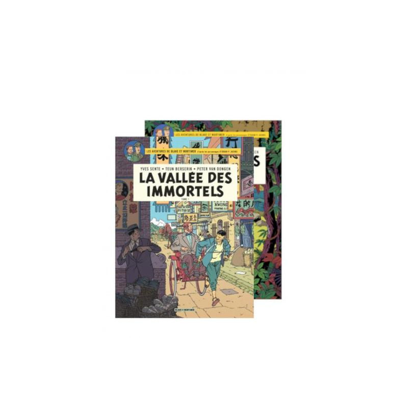 Blake & Mortimer-la vallée des immortels-fourreau 2 tomes