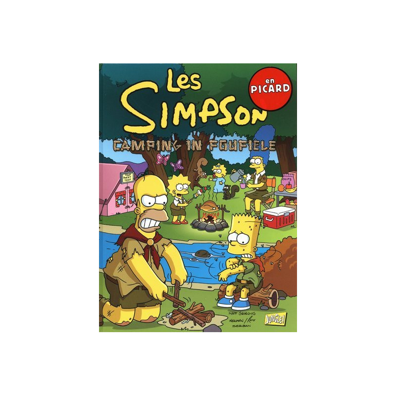 Les Simpson En Picard - Tome 1 Camping in foufiele