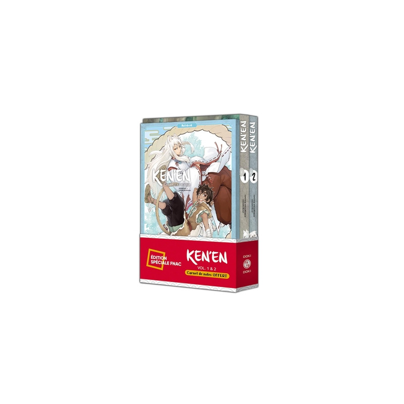 Ken'en - Comme chien et singe - pack spécial vol. 01 et 02 + carnet de notes offert