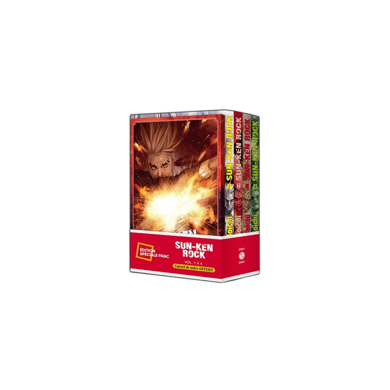 Sun-Ken Rock - pack spécial vol. 01 à 04 + carnet de notes offert