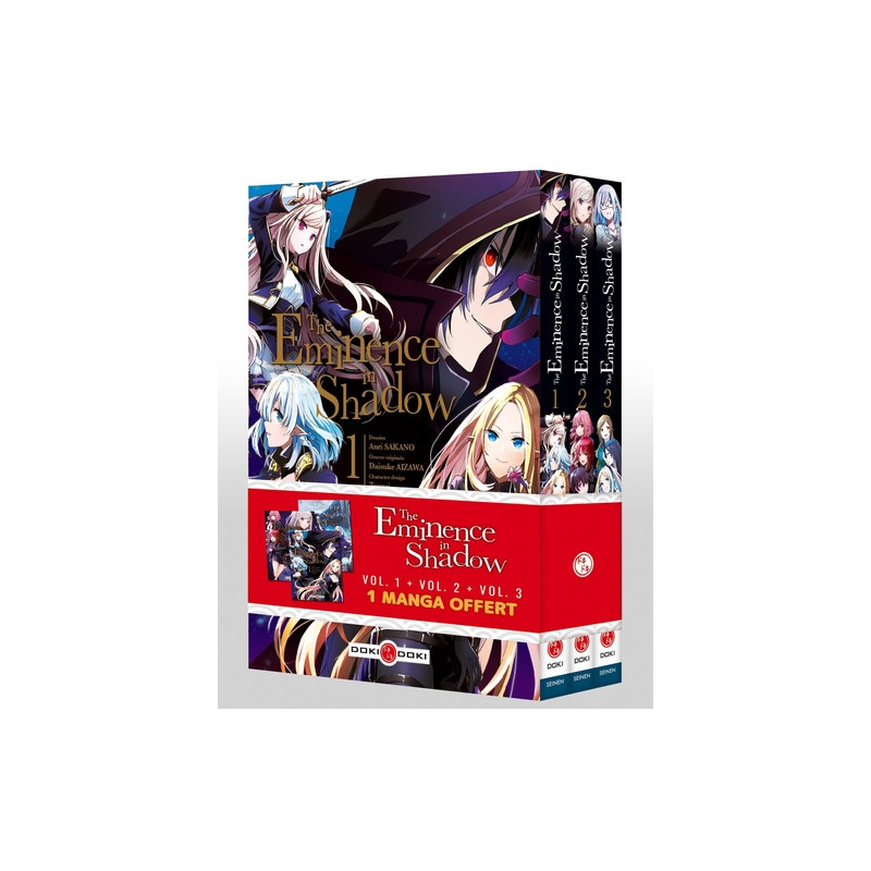 The Eminence in Shadow - Pack découverte vol. 01 à 03 (1 vol. offert)