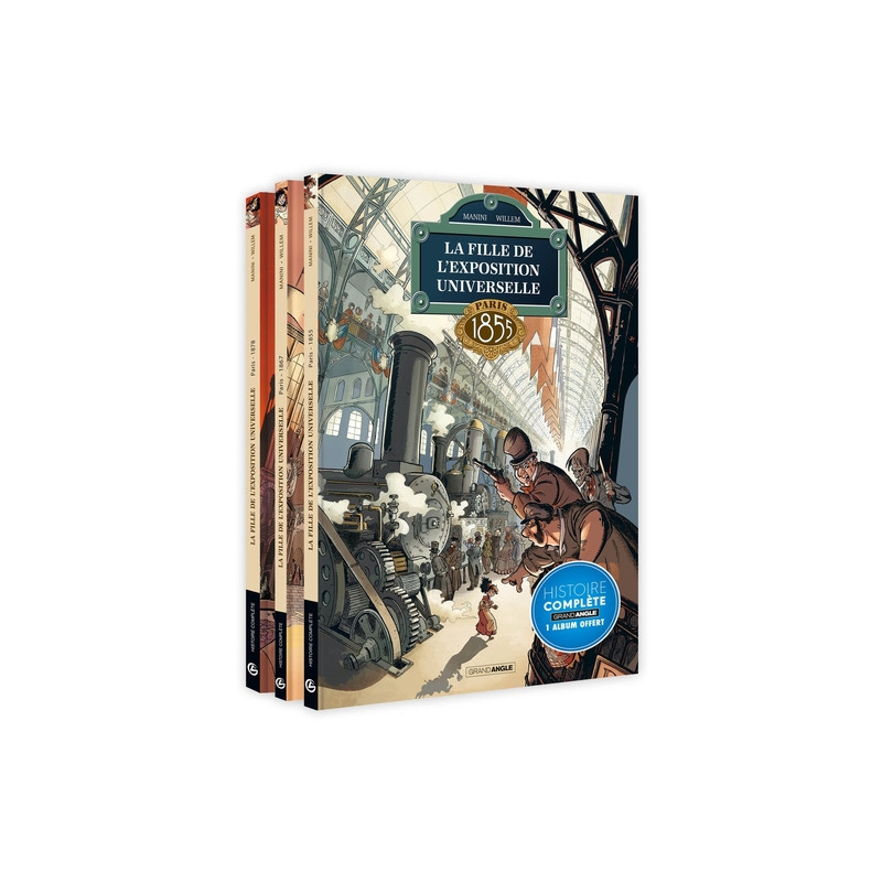 La Fille de l'exposition universelle - Pack promo Vol. 01 à 03