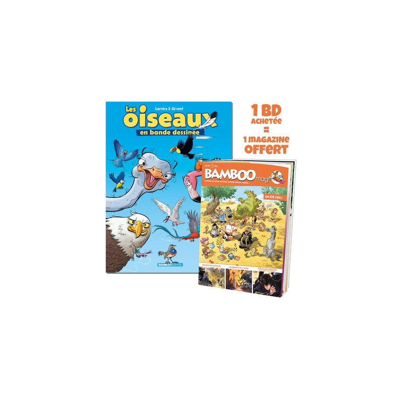 Les Oiseaux en BD - tome 01 + Bamboo mag offert