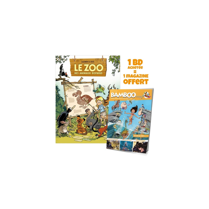 Le Zoo des animaux disparus - tome 01 + Bamboo mag offert