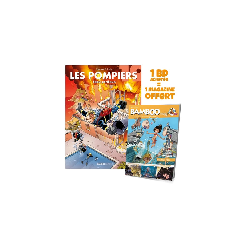 Les Pompiers - tome 19 + Bamboo mag offert