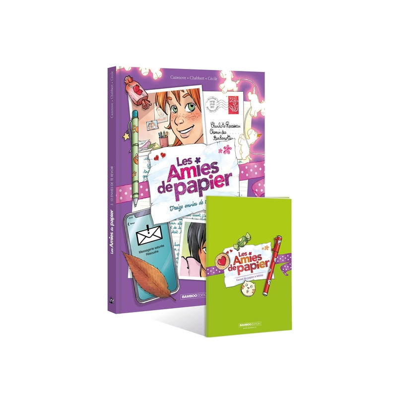 Les Amies de papier - tome 03 + set papeterie