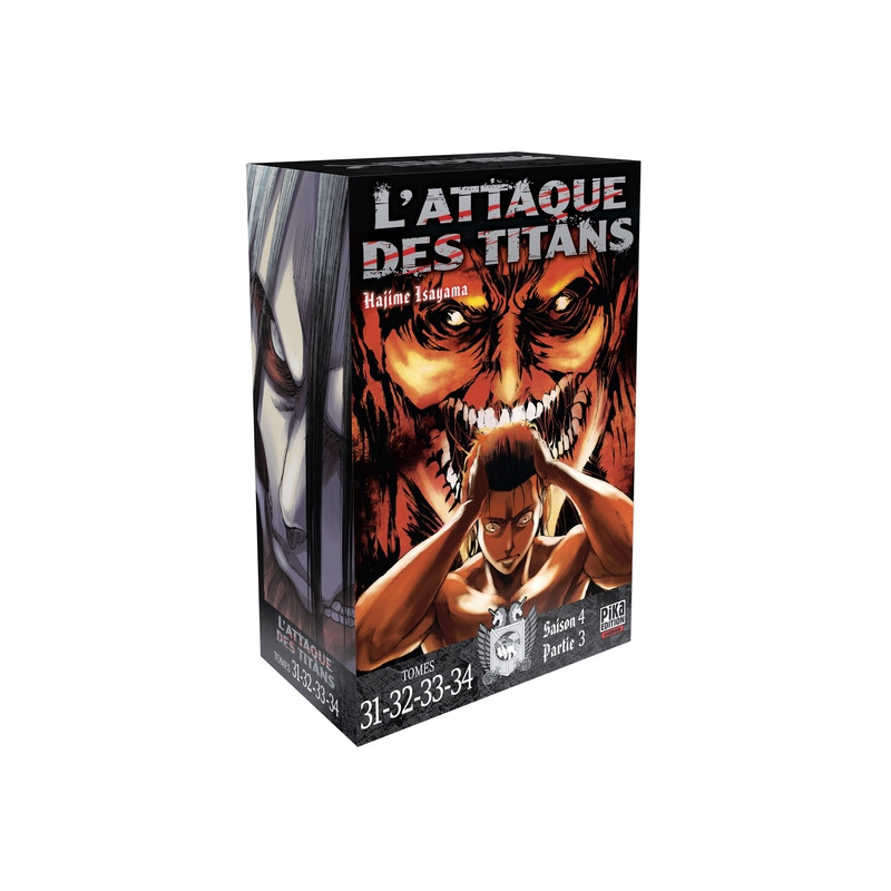 L'Attaque des Titans Coffret T31 à T34