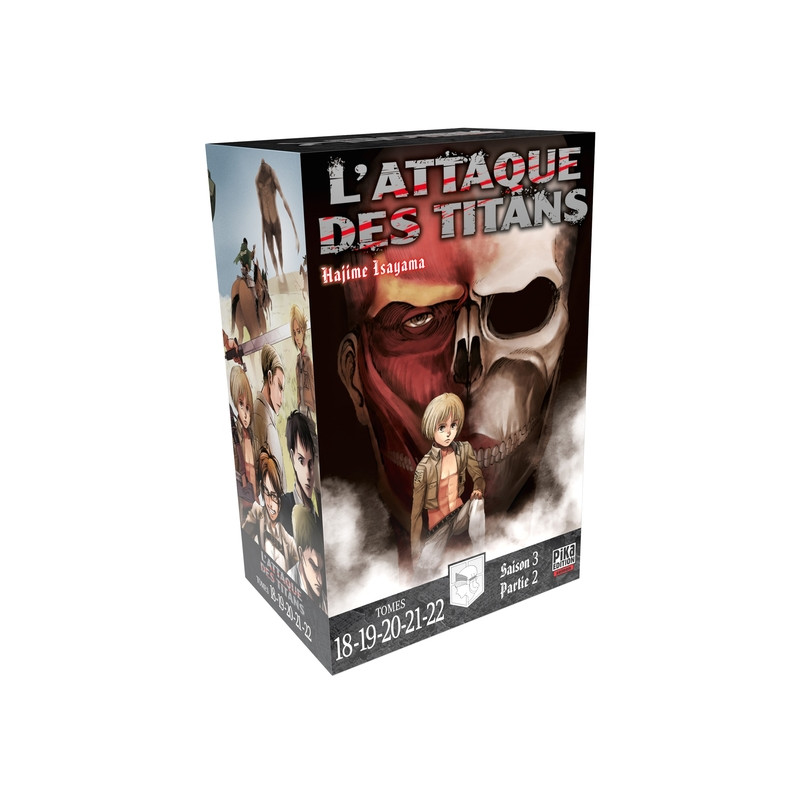 L'Attaque des Titans Coffret T18 à T22