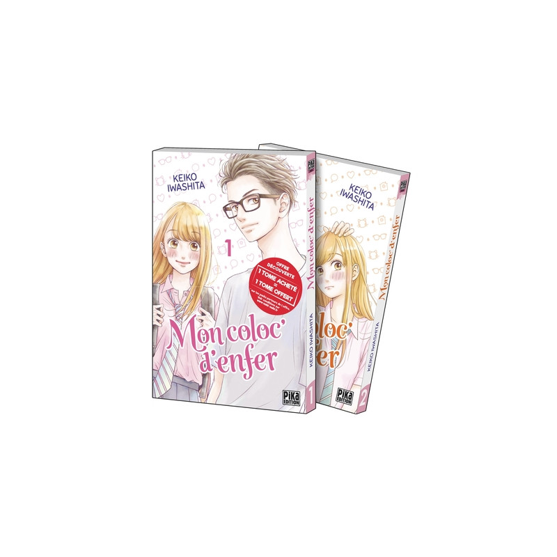 Mon coloc' d'enfer Pack découverte T01 et T02
