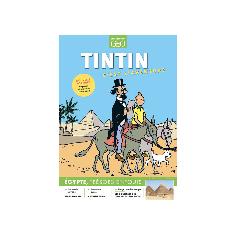 Tintin c'est l'aventure n°17 - Égypte, trésors enfouis