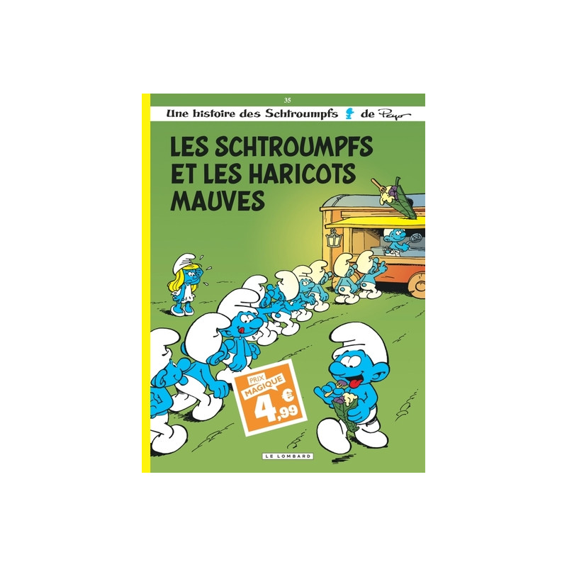 Les Schtroumpfs Lombard - Tome 35 - Les Schtroumpfs et les haricots mauves