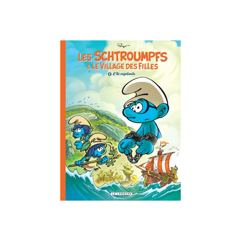 Les Schtroumpfs et le village des filles - Tome 6 - L'île vagabonde