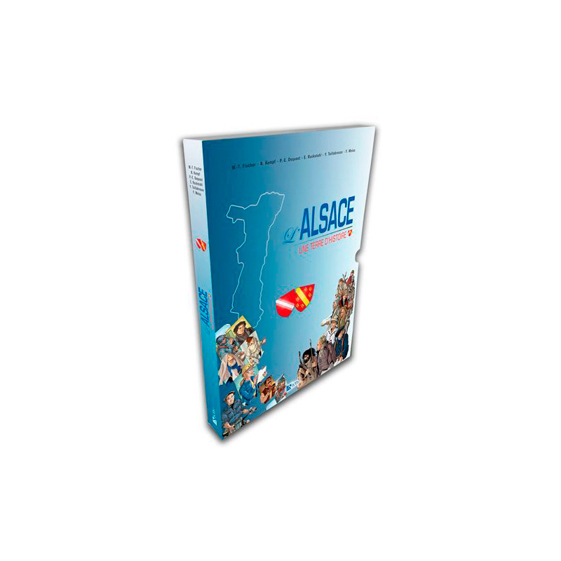 Coffret avec 1 BD Bas-Rhin + 1 BD Haut-Rhin