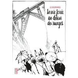 La voie ferrée au-dessus...