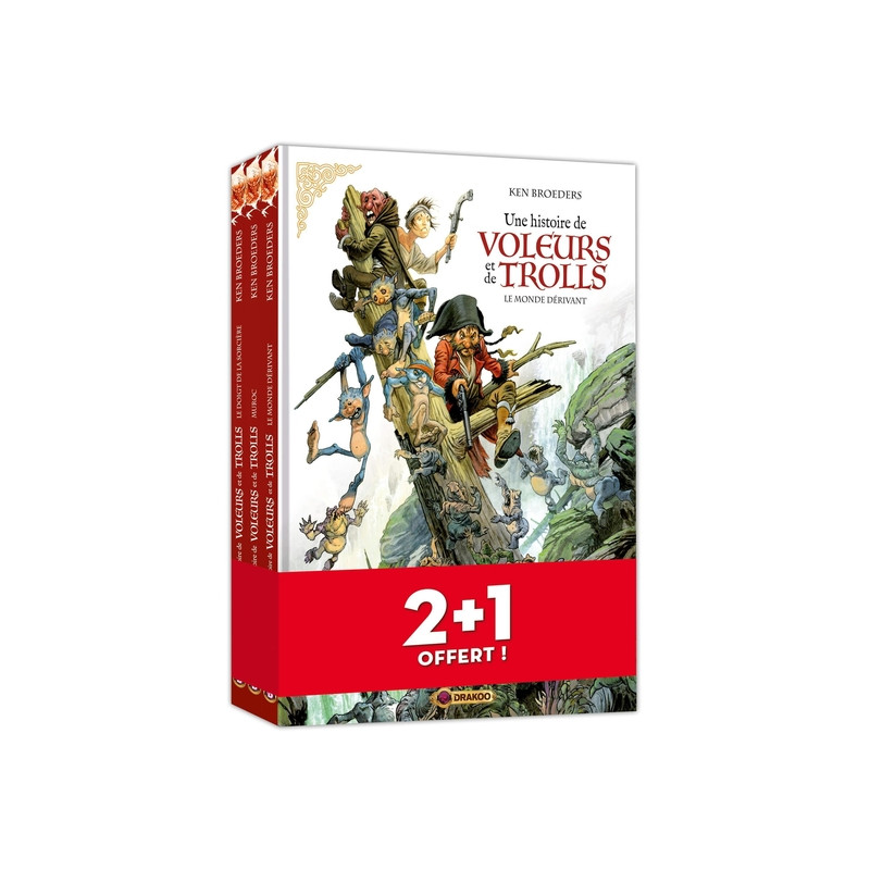 Une histoire de voleurs et de trolls - pack promo vol. 01 à vol. 03