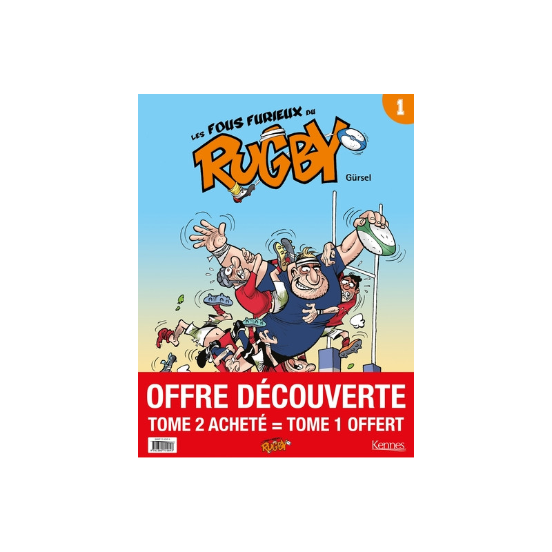 Les Fous furieux du rugby - Pack T02 acheté  T01 offert