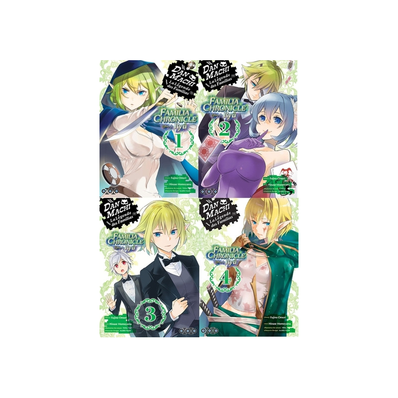 Pack DanMachi - Familia Chronicle : Episode Ryû T01 à T04
