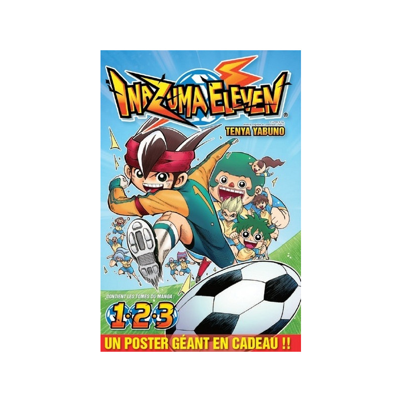 Coffret Inazuma Eleven (tome 1 à tome 3 + poster)
