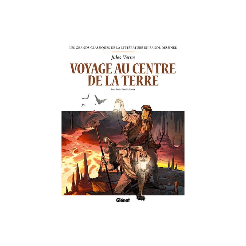 Voyage au centre de la terre en BD