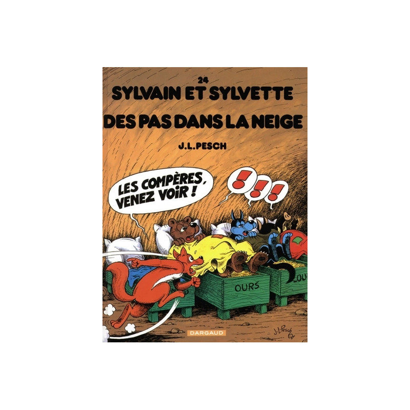 Sylvain et Sylvette - Tome 24 - Des pas dans la neige