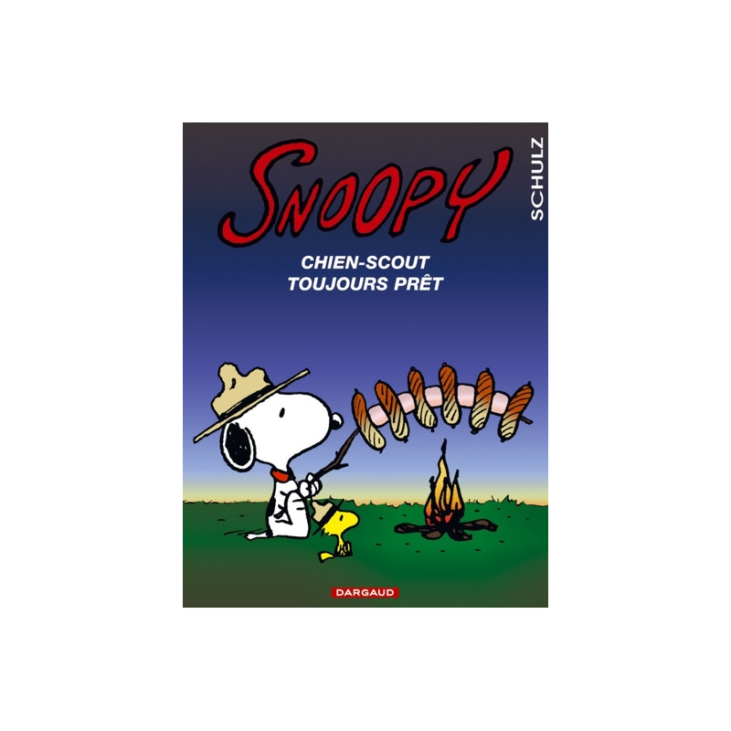 SNOOPY, CHIEN-SCOUT TOUJOURS PRET
