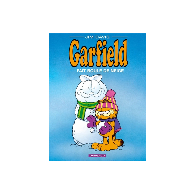 GARFIELD, FAIT BOULE DE NEIGE