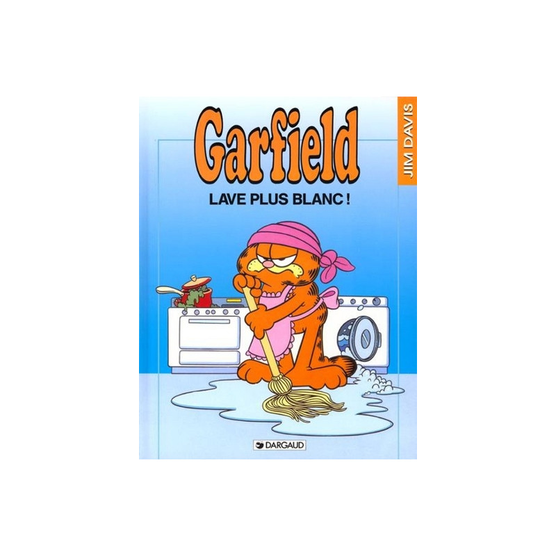 GARFIELD, LAVE PLUS BLANC