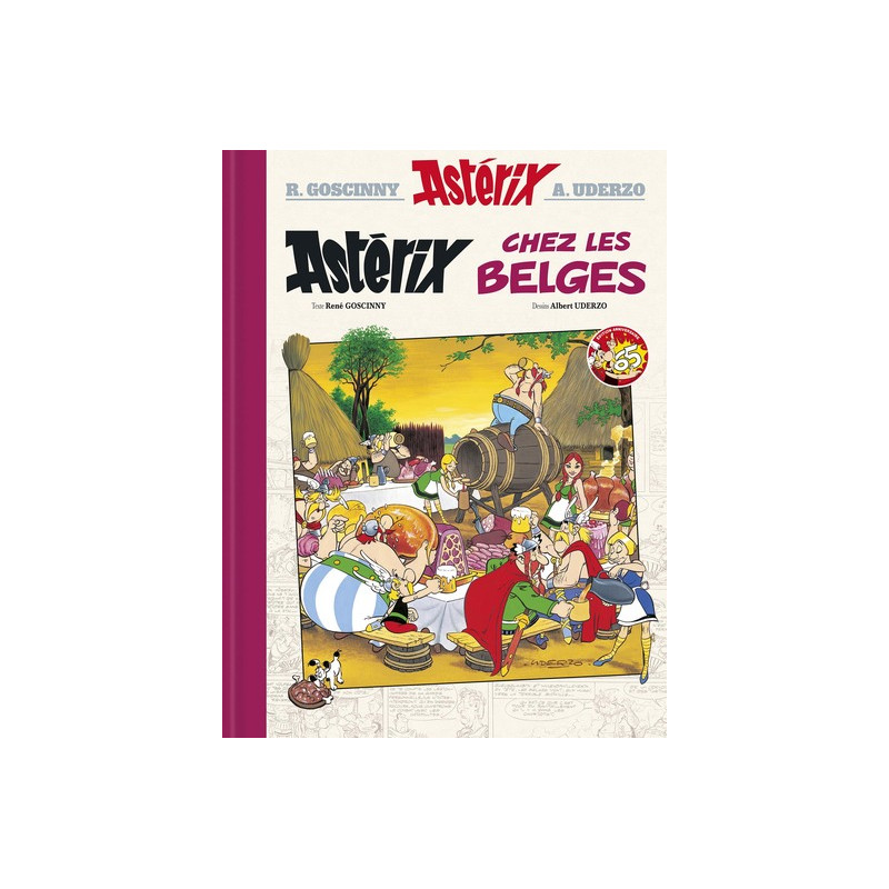 Astérix chez les Belges n°24 - édition luxe - 65 ans Astérix