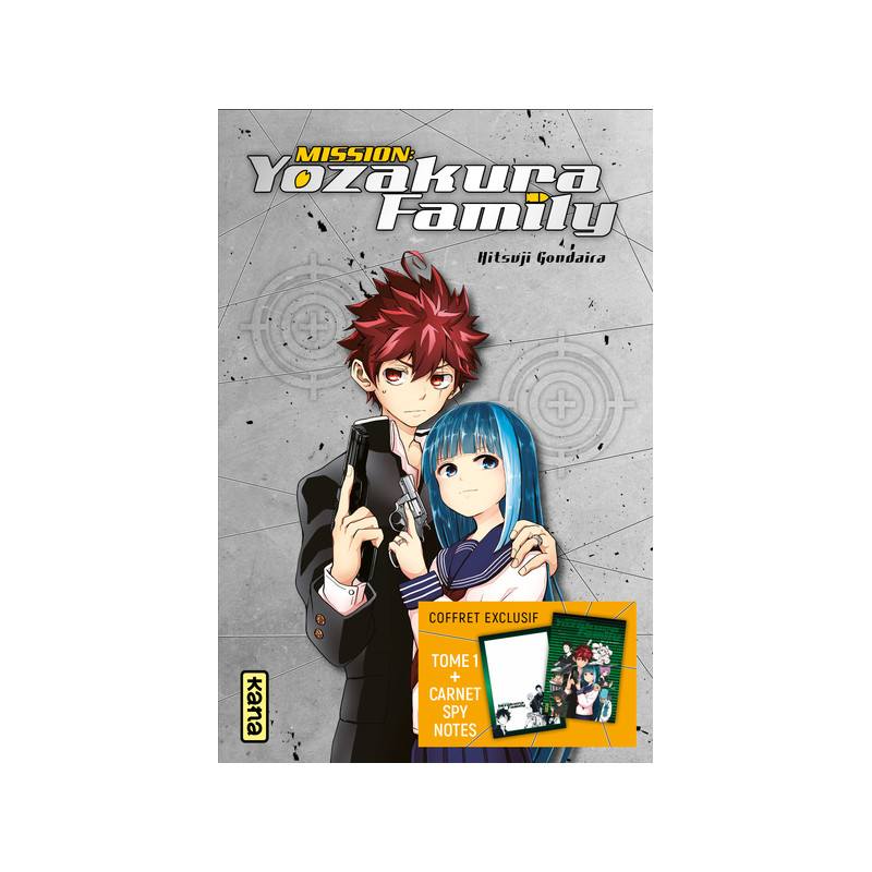 Coffret collector Mission  Yozakura Family T1+carte+carnet de notes