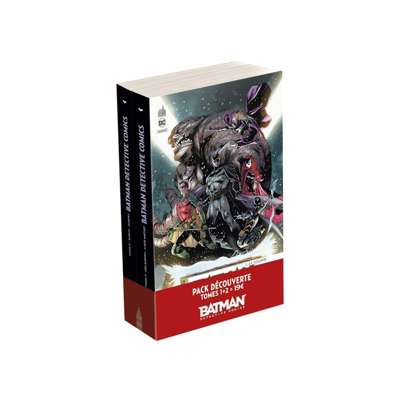 Pack découverte Batman Détective Comics T1 + T2 offert