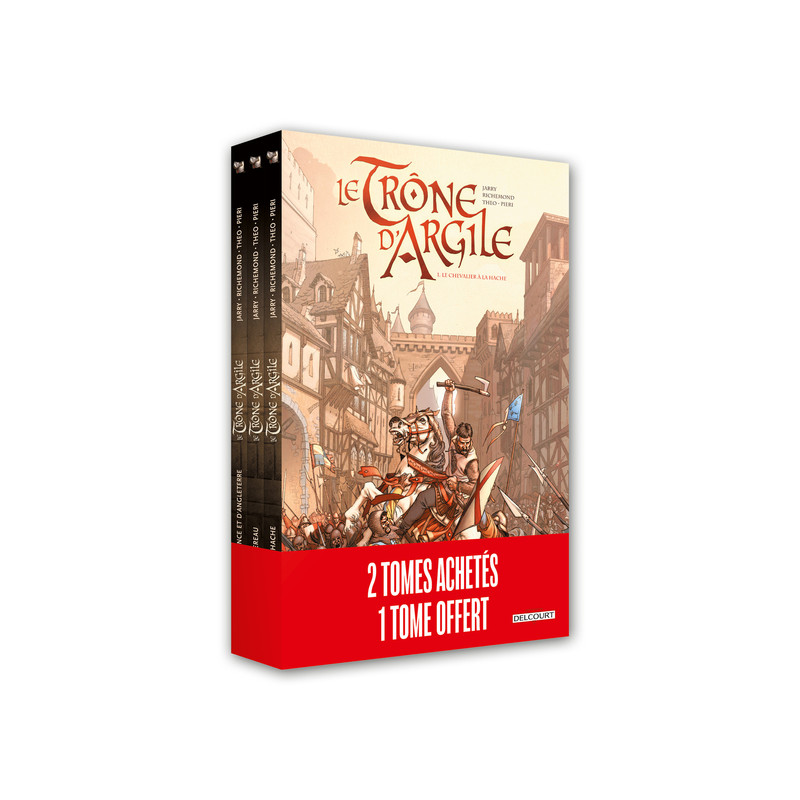 Trône d'argile - pack T01 Edition HC + T02 +T03