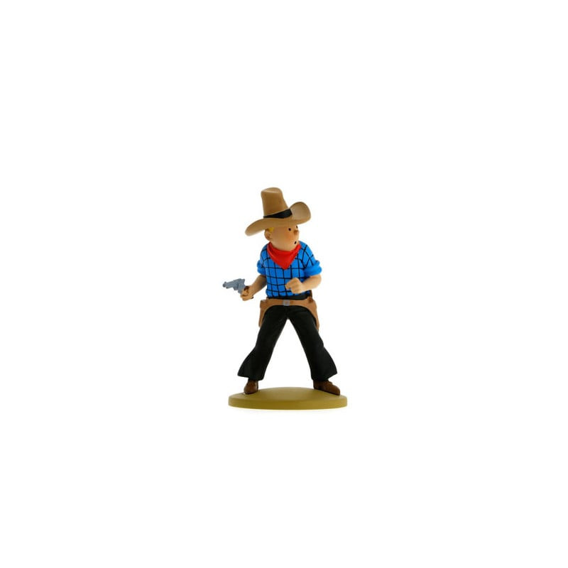 FIGURINE RESINE (COLLECTION 12CM) TINTIN COWBOY