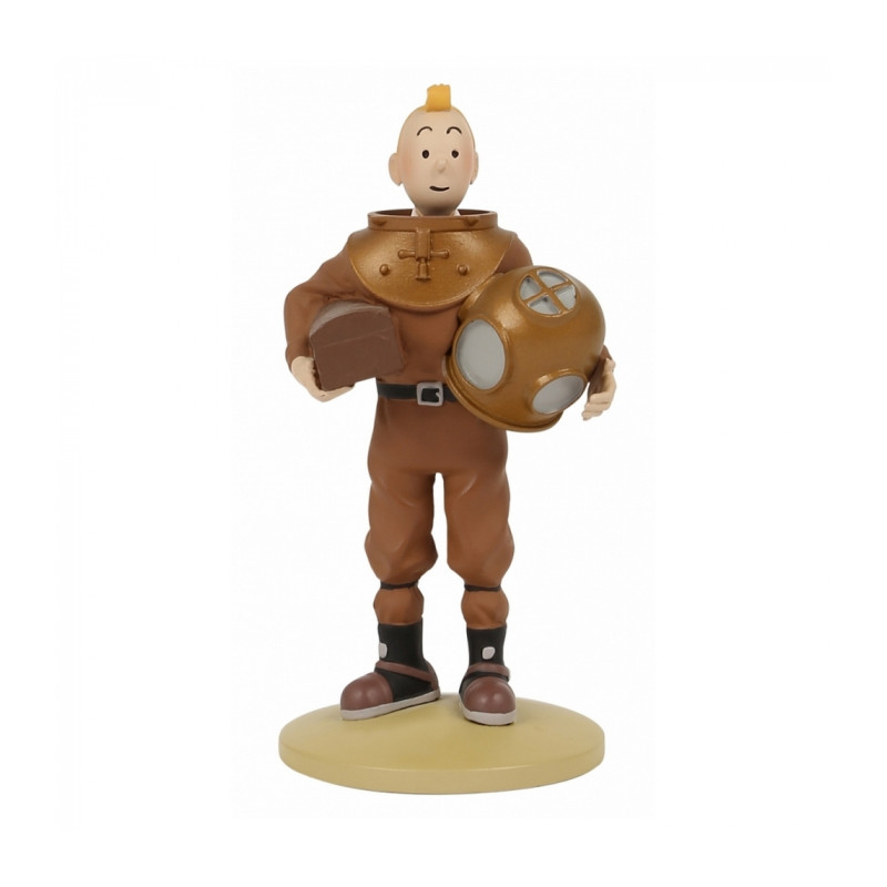 FIGURINE RESINE (COLLECTION 12CM) TINTIN SCAPHANDRE