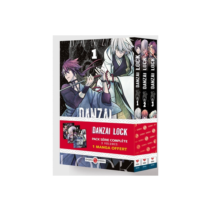 Danzai Lock - Pack promo vol. 01 à 03 - 1 Volume offert
