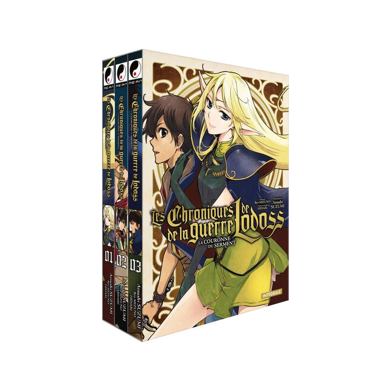 Les Chroniques de la guerre de Lodoss - La Couronne du Serment - Coffret Intégrale (3 tomes)